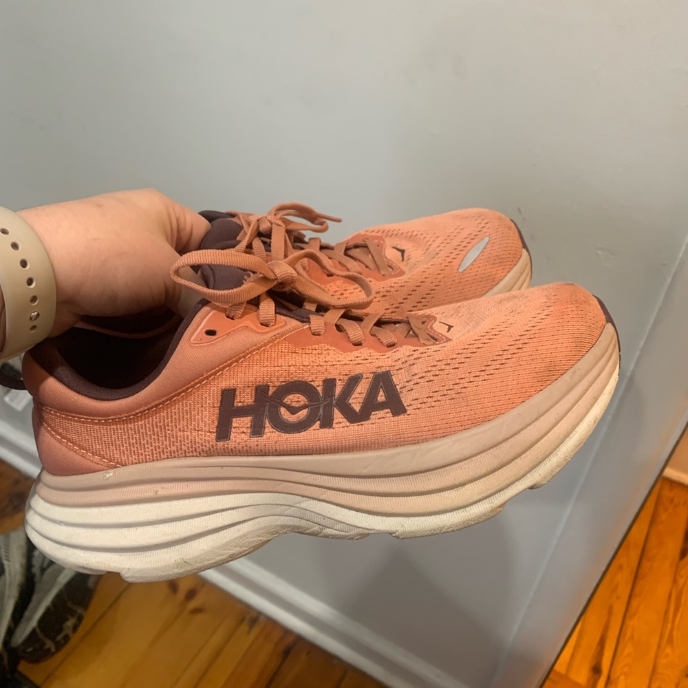 Hoka Bondi 8 Earthenware & Pink Clay